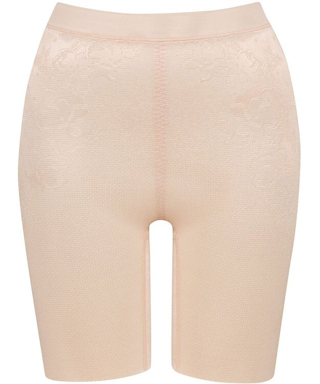 Wing ガードル 夏の汗ムレから解放 おなか押さえ ヒップアップ ウエストくいこみにくい 【ときはなつパンツ】 ロング丈 KQ2714 ウイング／ワコール ベージュ