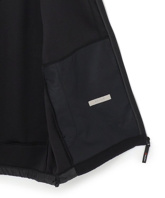 UNFILO MENS 【男女兼用】ポーラテック ボアベスト ブラック