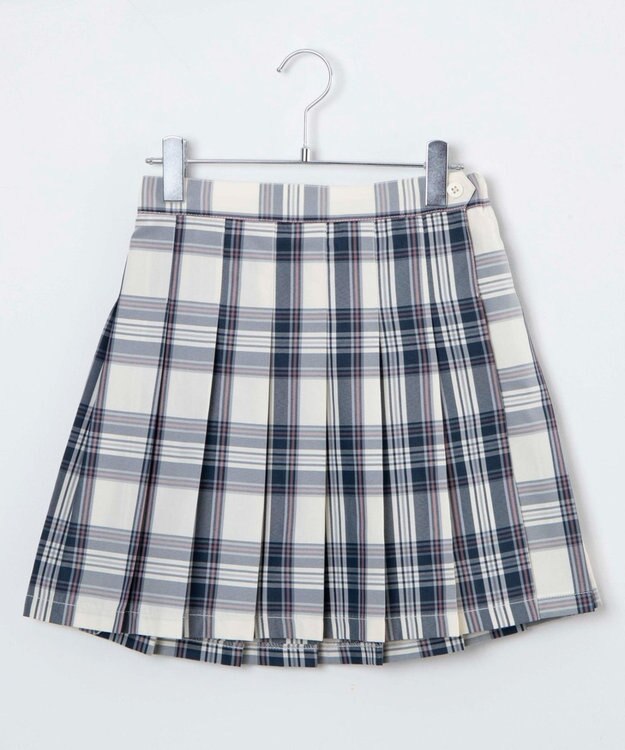 WEGO 【SCHOOLITEM】スクールプリーツスカート ホワイトチェック1
