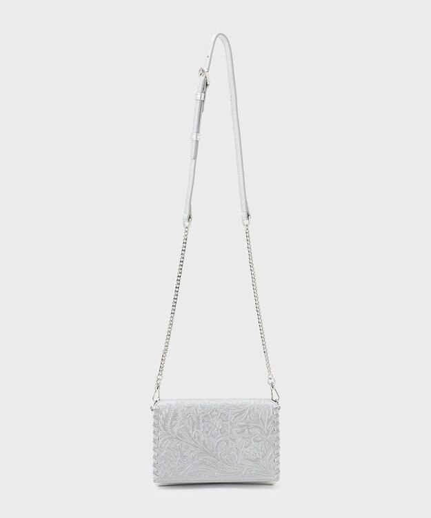 GRACE CONTINENTAL ChainShoulderbag シルバー