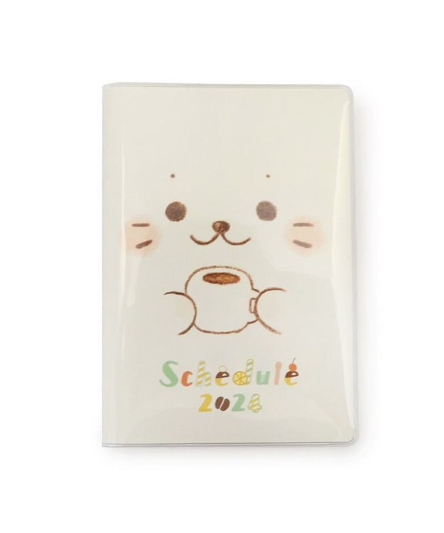 Mother garden しろたん 2024年 スケジュール帳 《シロタン喫茶柄》 スケジュール帳
