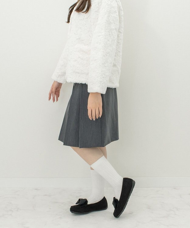 Bridget Birkin 【Bridget Birkin】グログランリボンモカシンシューズ ブラックスウェード