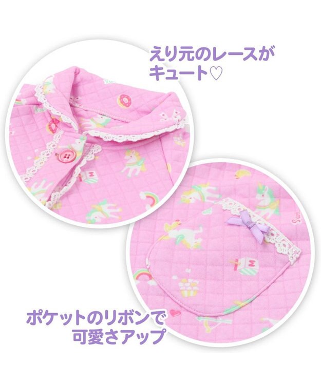 Mother garden マザーガーデン ユニコーン キッズ 長袖 長ズボン パジャマ 100/110/120/130/140 cm 紫