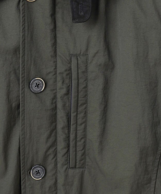 JOSEPH ABBOUD 【3WAY/撥水/INフード/ダウンライナー付】3ハイカウントツイル×パウダータフタ ダウン コート ダークブラウン系