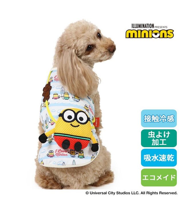 PET PARADISE ミニオン ボブ エコメイド 天竺 タンクトップ  《ビーチ柄》 小型犬 ビーチ柄