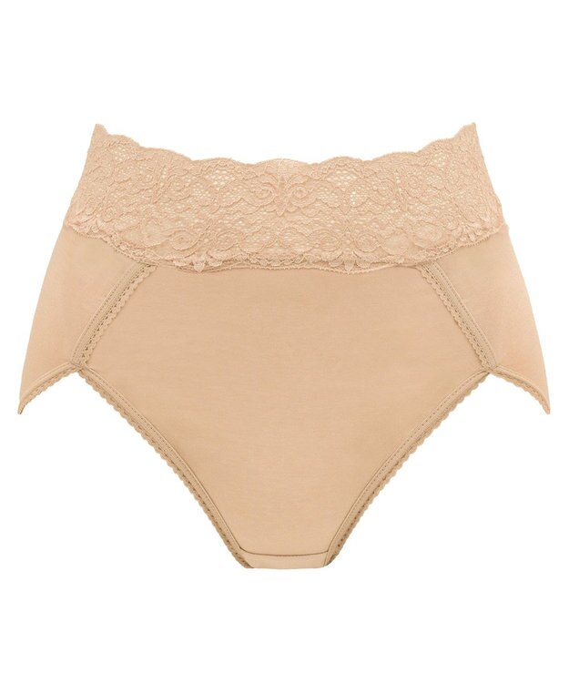 BRADELIS New York 【BRADELIS New York / 育尻・伸びる・綿混・深め】モモパンツ・ハイレグショーツ#303 シリーズ140万枚突破 補正ショーツ ナチュラル2