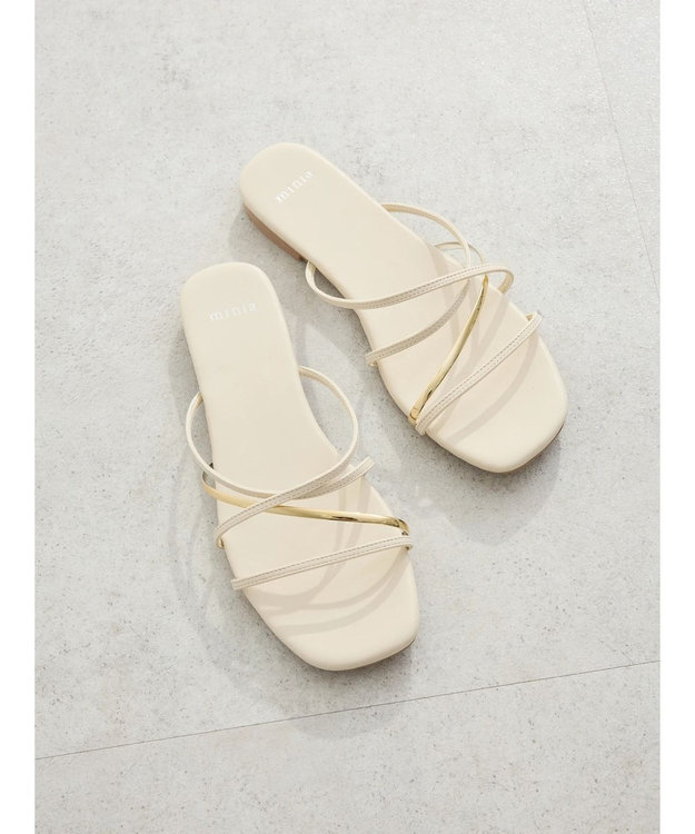 Green Parks ・ｍｉｎｉａ　ペタンコラインサンダル