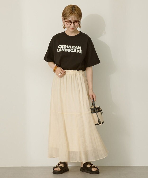 AMERICAN HOLIC シアースカート Ecru