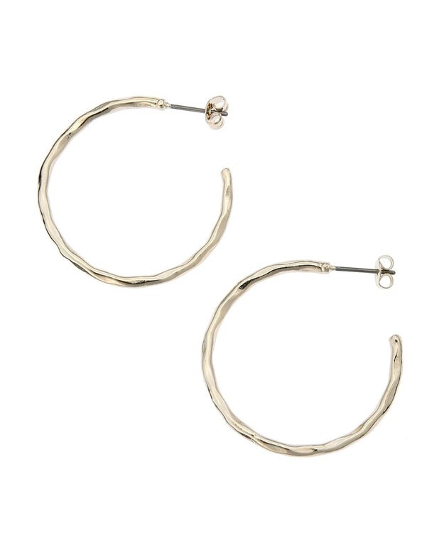 AMERICAN HOLIC テクスチャーフープピアスセット Gold