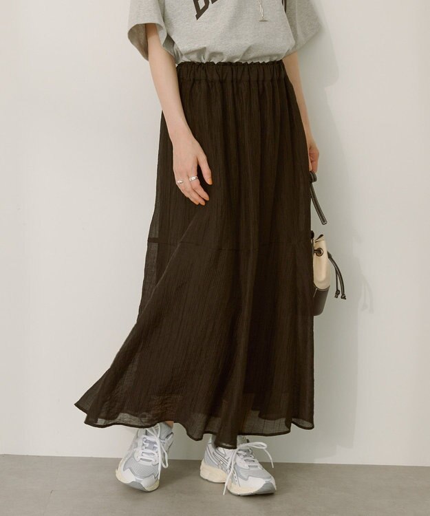 AMERICAN HOLIC シアースカート Black