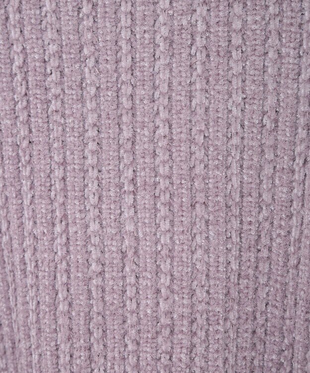 earth music&ecology 透かしベロアモールプルオーバー Pink