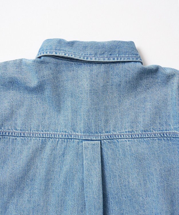 AMERICAN HOLIC Ｗポケットデニムショートシャツ Indigo