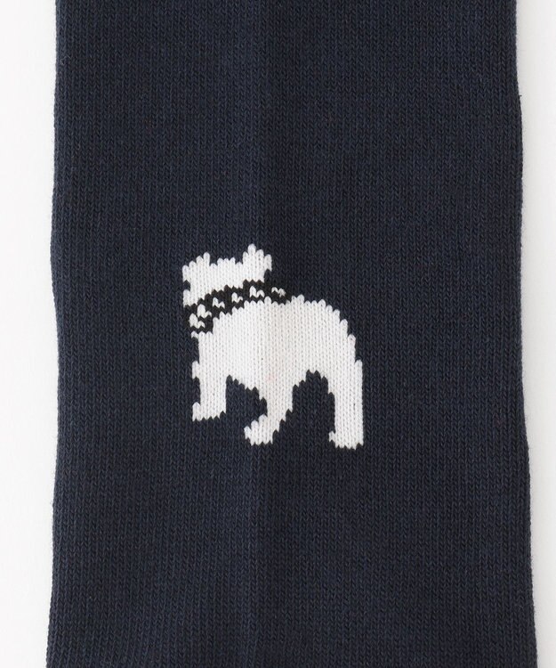 J.PRESS MEN 【カジュアル】バックブルワンポイントソックス ネイビー系9