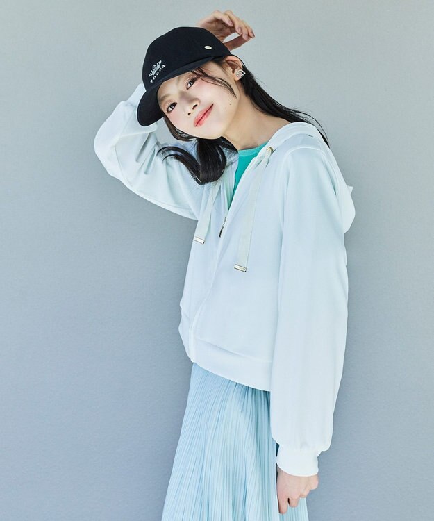 TOCCA 【松木育未さん着用】SUNNY VEIL ラッシュガードパーカー ホワイト系