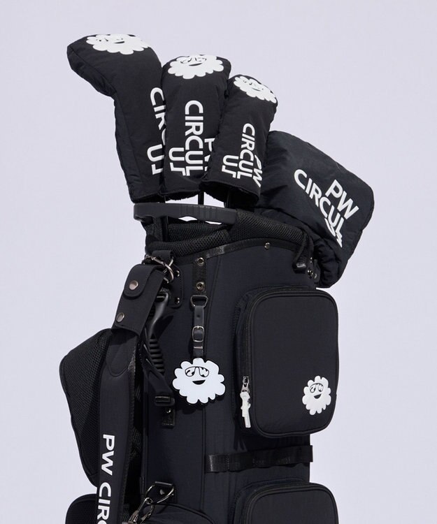 PW CIRCULUS 【UNISEX】ナイロンワッシャー ヘッドカバー ゴルフ ブラック系
