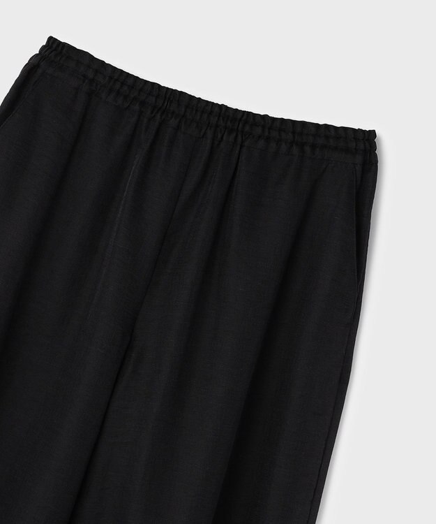 GRACE CONTINENTAL ドロストクロップドパンツ ブラック