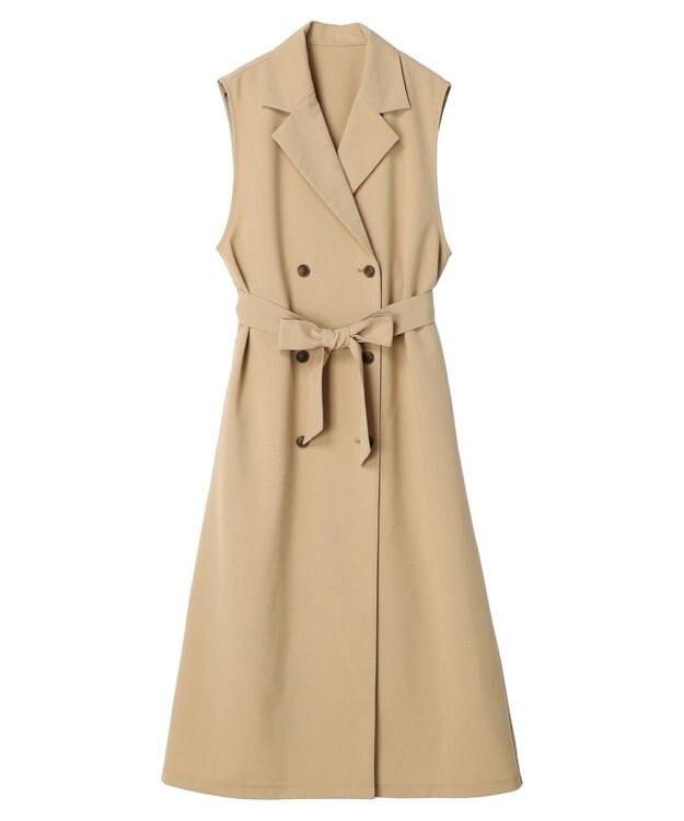 earth music&ecology ロングジレンチ Beige