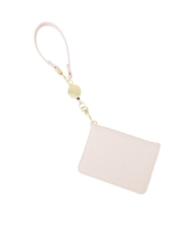 Maison de FLEUR 二つ折りリールパスケース Light Pink