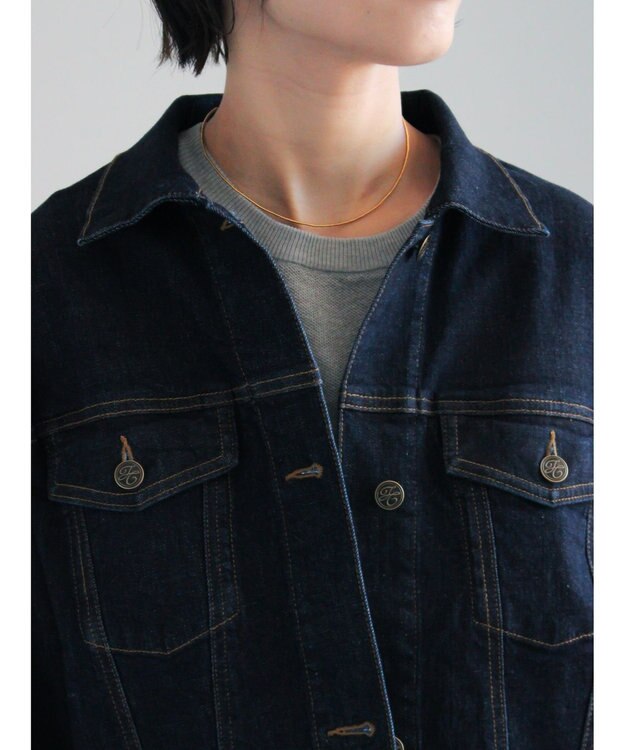 Te chichi デニムジャケット ネイビー