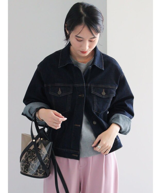 Te chichi デニムジャケット ネイビー