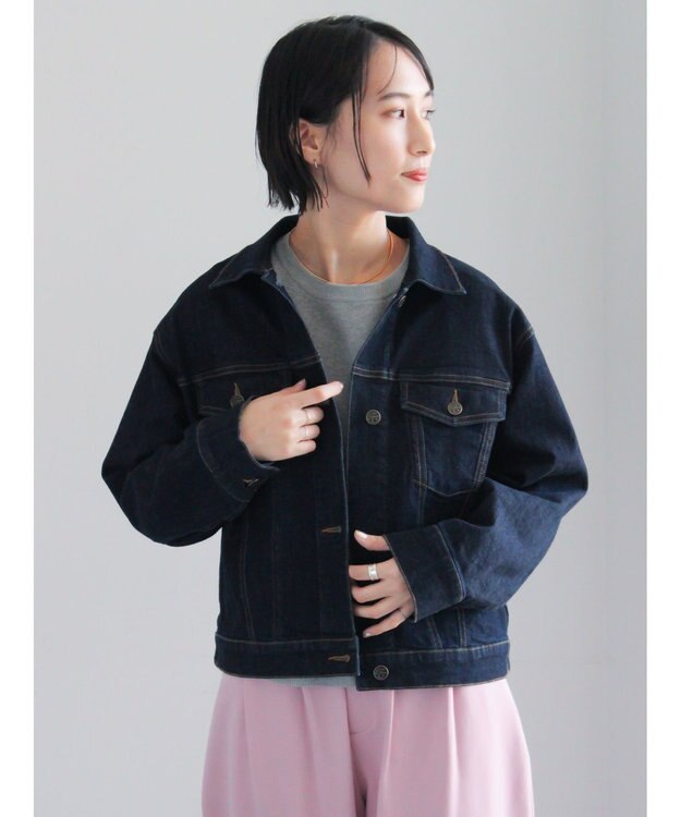 Te chichi デニムジャケット ネイビー