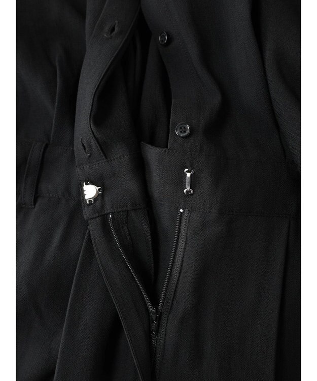 Green Parks ■ＥＳＣＡＲ　ショルダースリットオールインワン Black