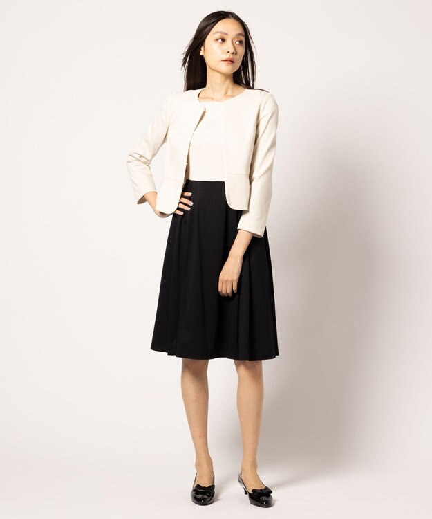 TOCCA 【00サイズあり・洗える】LUCE ドレス ベージュ系