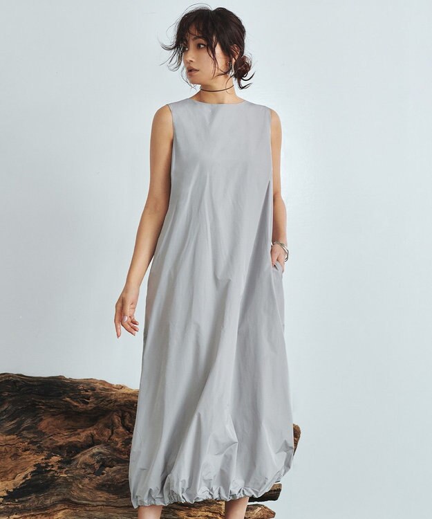 ICB L 【洗える】 ハイマルチメモリータフタ ワンピース トープ系