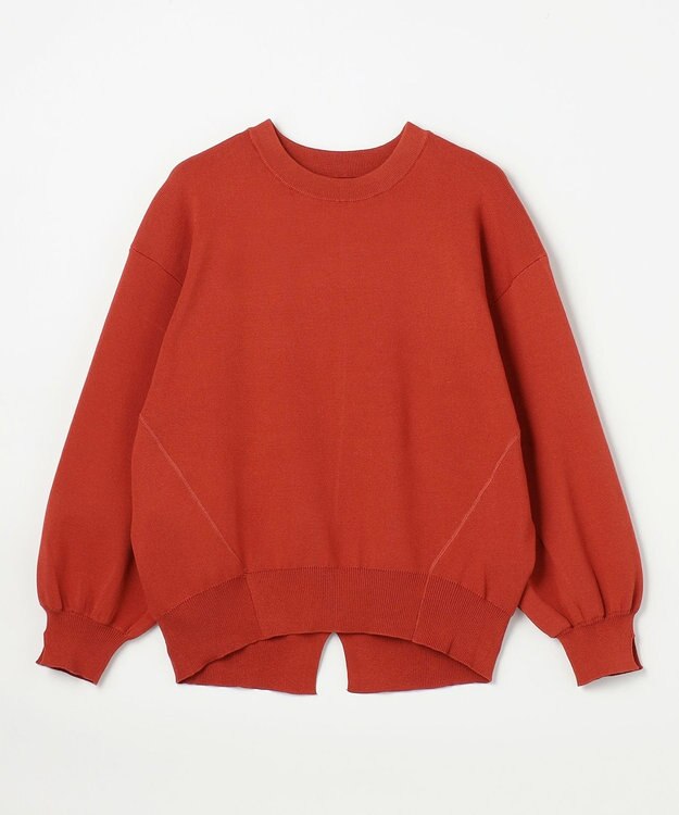 ANY スウェットライクニット オレンジ