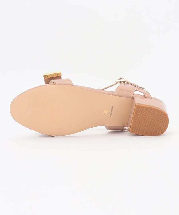 TOCCA NUANCE RIBBON SANDALS サンダル ベージュ系