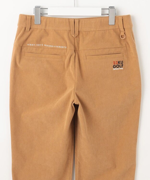 23区GOLF 【WOMEN】ストレッチコーデュロイパンツ お散歩など普段使いにも◎豊富な6色展開 キャメル系