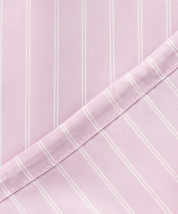 ANY SIS クロップドヨークハオリ シャツ ラベンダーストライプ