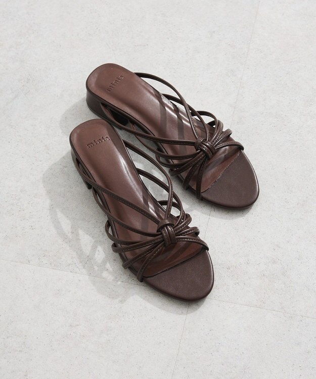 Green Parks ・ｍｉｎｉａ　アミサンダル Brown