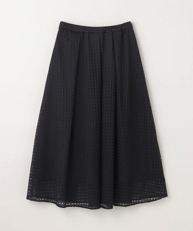 GRACE CONTINENTAL レースタックスカート ブラック