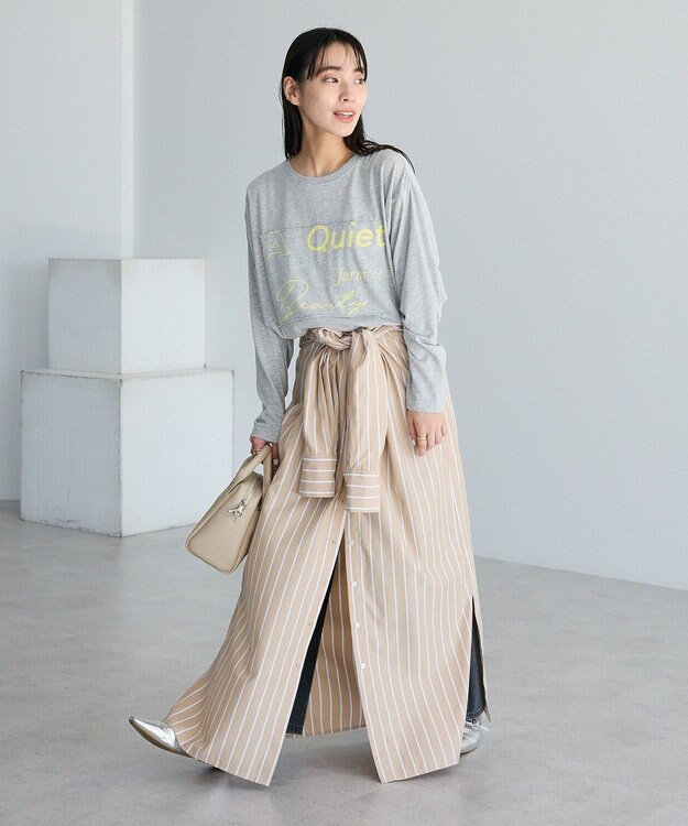 CRAFT STANDARD BOUTIQUE ロゴプリントロンTee Gray