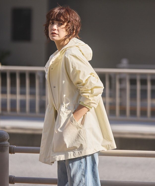 AMERICAN HOLIC 花粉防止撥水加工マウンテンパーカー Ivory