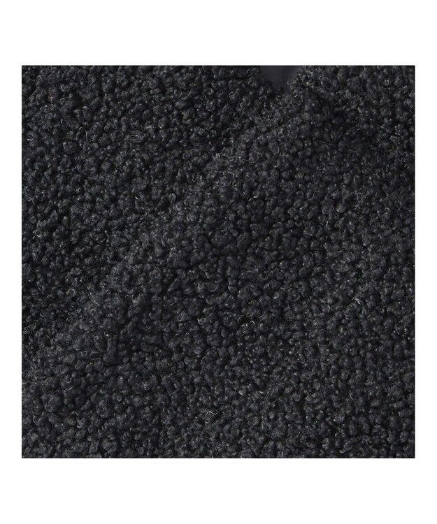 MOONBAT estaa ダウンマフラー 無地ボア／手洗い可／ポケッタブル ブラック