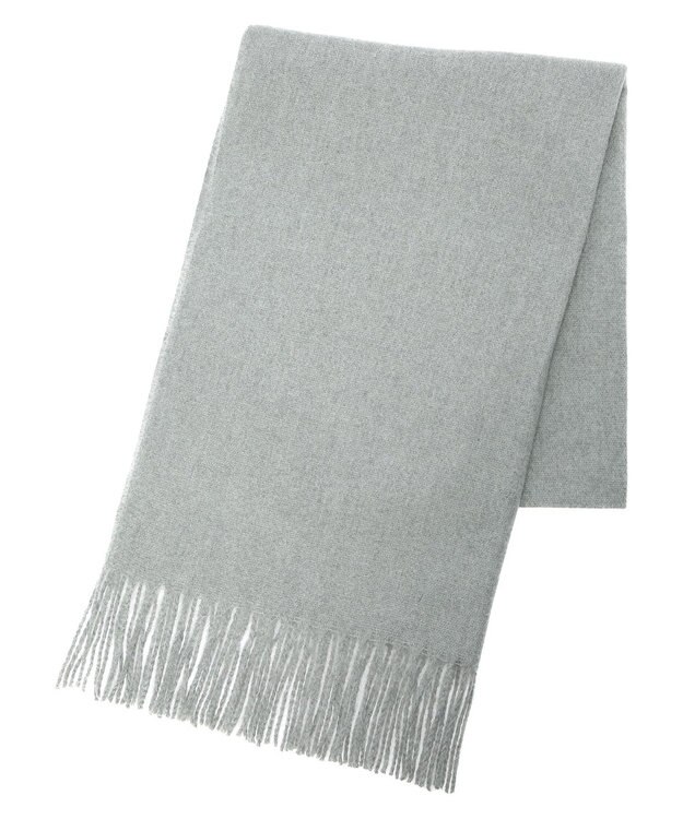 Green Parks カシミヤライクカラーストール Gray