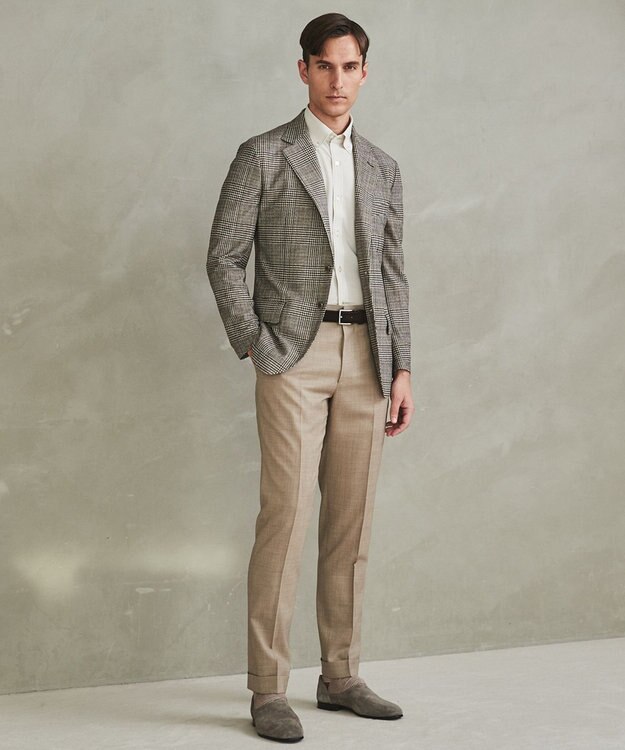 GOTAIRIKU とにかく涼しい/酷暑対応【シワになりにくい/吸水速乾】クールマックスサッカーシャツ 新色/ベージュ×白