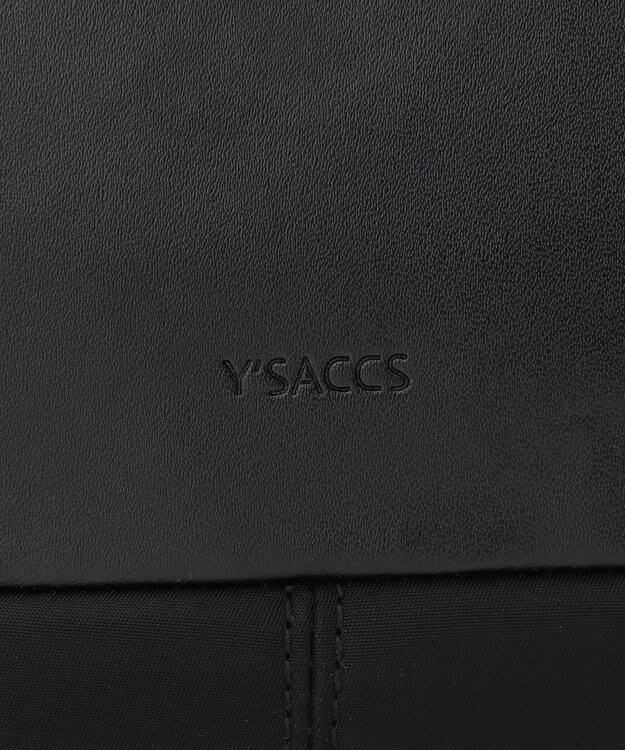 Y'SACCS 【ムック本掲載】ブロックモチーフリュックサック ブラック