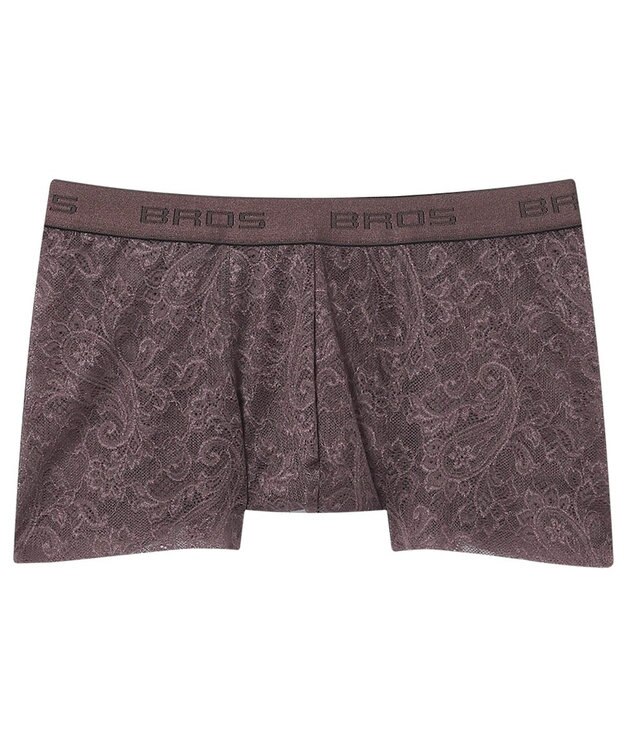 WACOAL MEN ボクサーパンツ 「レースボクサー」 通気性 フロント快適グラマラス 前閉じ GT3340 /ブロス バイ ワコールメン ブラウン