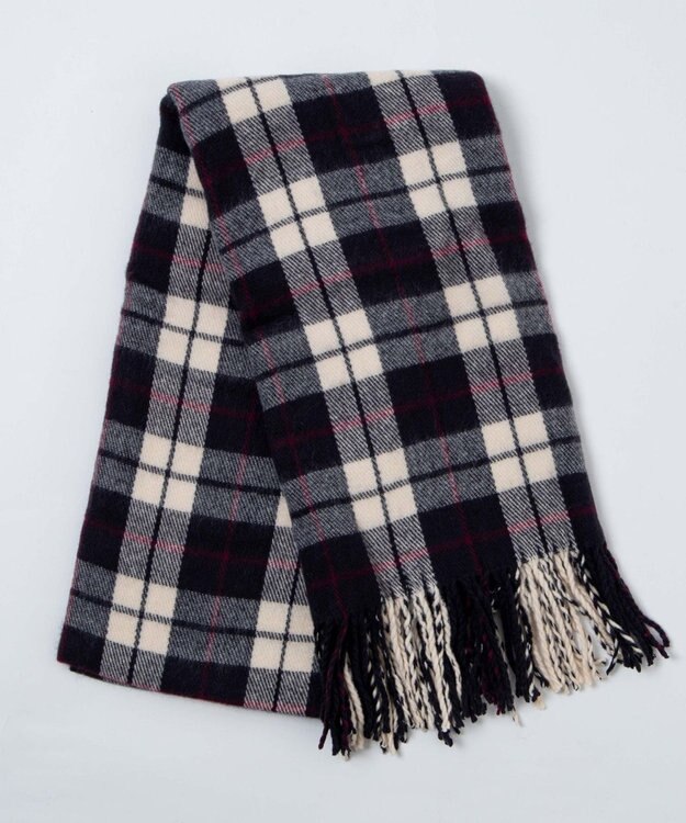 WEGO 【ユニセックス着用ITEM】大判ストール ネイビー