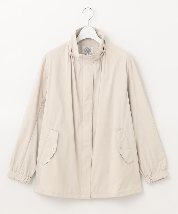 J.PRESS LADIES 【洗える・撥水】マイクロタフタ ブルゾン ライトグレー系