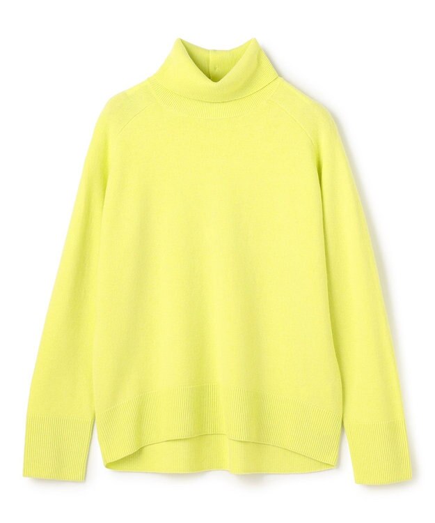 UNFILO カシミヤビスコース ニットタートル ピスタチオ