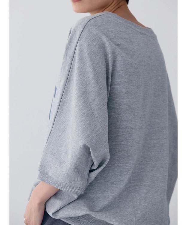 AMERICAN HOLIC ドルマンミニ裏毛プルオーバー② Light Gray Mixture