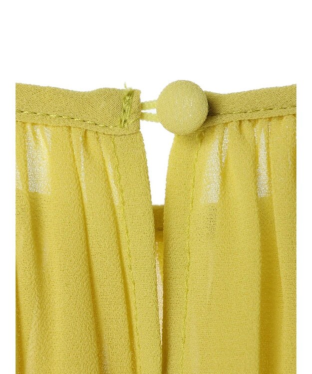 Green Parks AnriettMusee ボリュームシアーブラウス Lime Green