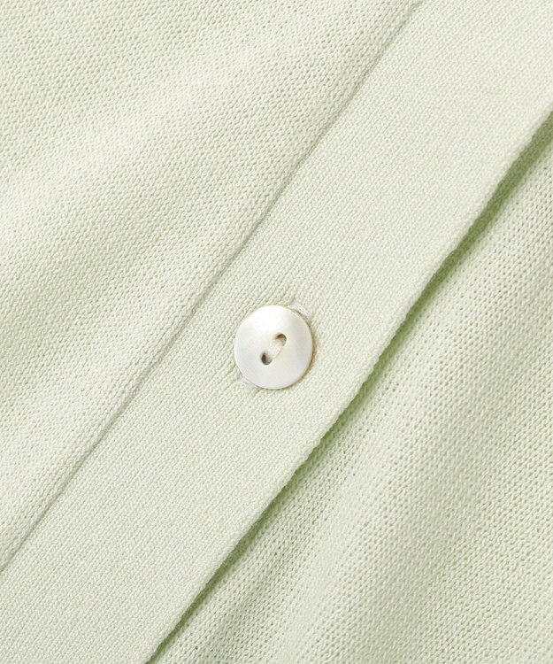AMERICAN HOLIC 襟付き5分袖ニットカーディガン Mint