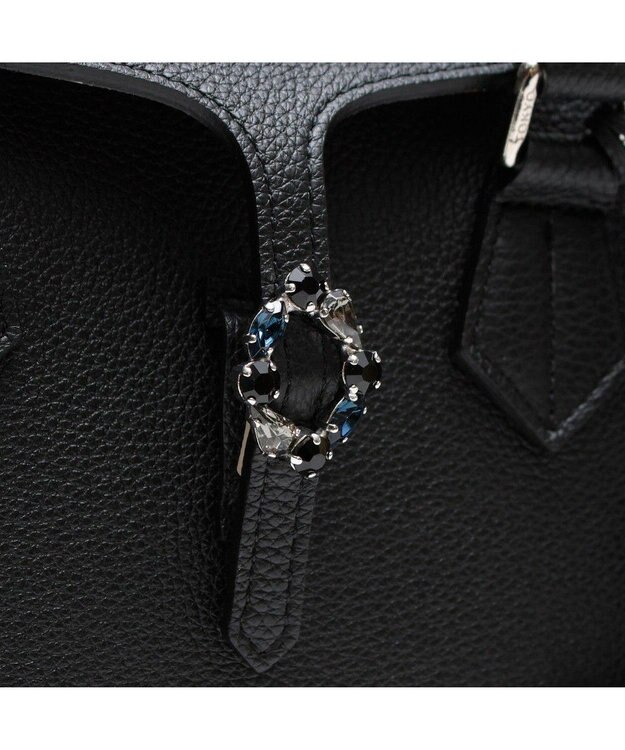 A.D.M.J. モーツァルト/バックルモチーフスクエアトートS ブラック