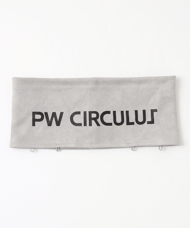 PW CIRCULUS 2025 NEW！【手洗い洗濯可】【WOMEN】キャットグラフィック スエードライク デタッチャブルフーディ ゴルフウェア レディース グレー系