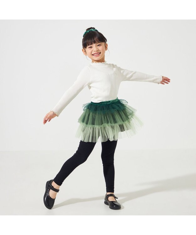Chacott tutu skirt (kids) ボトルグリーン